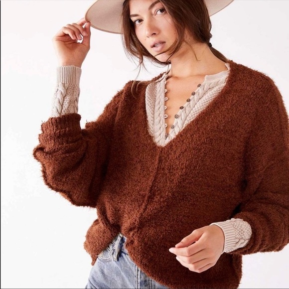 Free People Sweaters - Free People Sweater | V Neck Pullover Sweater